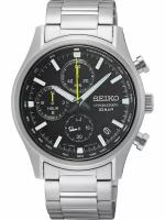 Наручные часы SEIKO CS Sports SSB419P1, серебряный, черный