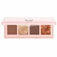 Тени для век Pupa Make Up Vamp! 4 Eyeshadow Palette, Палетка теней, 002 Золото и бронза