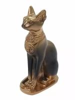 Статуэтка Кошка Египетская 13,5 см гипс, цвет бронза