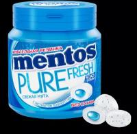 Жевательная резинка MENTOS Pure Fresh "Свежая мята", 50 подушечек, 100 г, банка, 20798