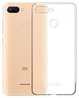 Силиконовый чехол на Xiaomi Redmi 6 / Сяоми Редми 6 прозрачный