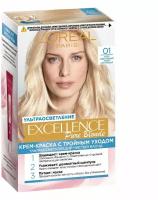 Loreal Paris Крем-краска для волос Excellence Creme 01 Супер-светляющий русый натуральный 1 шт