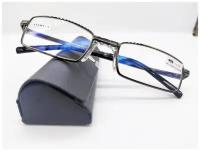 Очки для делового человека для чтения и дали с UV, бликовой защитой и футляром +1.75