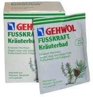 Соль для ванн Gehwol Fusskraft Krauterbad, 10 х 20 г