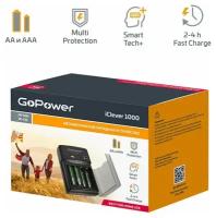 Зарядное устройство для аккумуляторов GoPower iClever1000 Ni-MH/Ni-Cd 4 слота