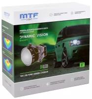 Светодиодный модуль дальнего/ближнего света MTF light BI LED Dynamic Vision Expert LED 3.0" 5000K 12V (2 шт.)