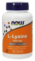 NOW L-Lysine 500 mg 100 капс