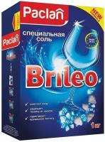 Соль для смягчения воды и удаления накипи в посудомоечных машинах 1 кг PACLAN Brileo, 419150
