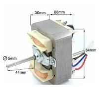 Мотор для вытяжек YJF6830 универсальный, 3 скорости, квадратный Krona, Flavia, Shindo, Fornelli и др