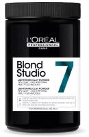 Пудра-глина LOREAL PROFESSIONNEL для обесцвечивания 7 тон blond studio, 500 г