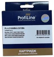 Картридж LC-1000BK, LC-970BK для Brother DCP-130C, DCP-350C, MFC-240C, DCP-135C, DCP-330C водн ProfiLine черный