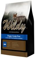 Сухой корм для щенков WILDY GRAIN FREE с белой рыбой 1кг