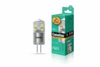 Лампа CAMELION G4 3Вт 3000K 250Лм 220В LED3-G4-JD-NF/830 13862, светодиодная, теплый белый