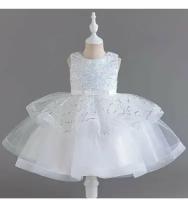 Нарядное платье для девочки, размер 120, белый