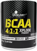 Аминокислоты BCAA (БЦАА), Olimp, BCAA 4:1:1 Xplode Powder, 200 г, Фруктовый пунш