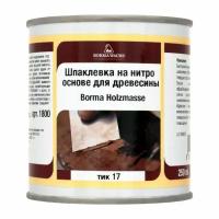 Шпаклевка нитро быстросохнущая для дерева Borma Holzmasse 250 мл 17 Тик R1800TE