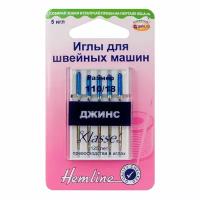 Иглы для швейных машин, для джинсовых тканей, 110/18 110/18 HEMLINE 103.110/G002