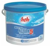 Hth MAXITAB ACTION 5 (5 кг): Многофункциональные хлорные таблетки для бассейна 5 в 1 по 200г