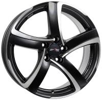 7,5x17/5x100 et35 d63,3 shark racing black front polished