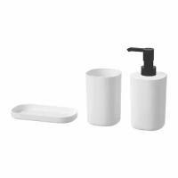 STORAVAN IKEA набор для ванной комнаты из 3 предметов, белый