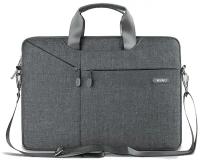 Сумка для ноутбука мужская, женская WiWU City Commuter Bag для MacBook / UltraBook 15.6 дюймов - Темно-серый