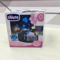 Розовый кубик Chicco с проектором и ночником-радугой