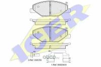 Колодки передние VW Polo Sedan 2010-, SKODA Rapid 2014-