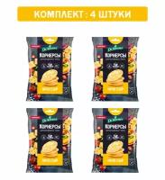 Чипсы кукурузно-рисовые "Dr. Korner" с сыром начо 4шт по 50 гр