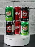 Набор газированных напитков Dr Pepper /Сanada Dry Ginger Ale /6шт. 330 мл