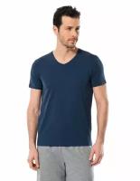 Мужская футболка Cacharel LT1332 Cacharel темно-синий, размер XL