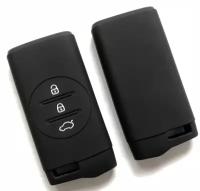 Чехол для автомобильного смарт ключа Chery Tiggo 7 Pro, Tiggo 4 Prо, Exeed, чери тиго 4 про, чери эксид, силиконовый, черный