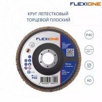 Круг лепестковый плоский Flexione Ø125х22,23 мм Р40