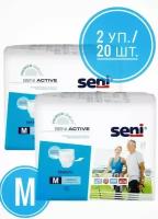 Трусы впитывающие для взрослых Seni ACTIVE air M по 10 шт. * 2 упаковки