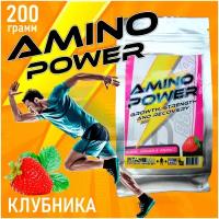 Комплекс аминокислот с таурином, аргинином и витамином С, Amino Power/клубника