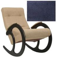 Кресло-качалка Блюз 3 (Verona Denim blue/Венге)