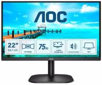 Монитор LCD 21.5' [16:9] 1920х1080(FHD) VA, nonGLARE, 250cd/m2, H178°/V178°, 3000:1, 20M:1, 16.7M, 4ms, VGA, DVI, Tilt, 3Y, Black