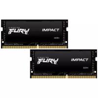 Оперативная память KINGSTON FURY Impact SODIMM DDR4 32GB (2x16GB) 2666 MHz (KF426S15IB1K2/32)