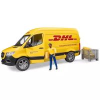 Микроавтобус Bruder Mercedes-Benz Sprinter DHL 02-671 1:16, 43.5 см, желтый