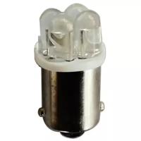 Лампа светодиодная 24V T4W BA9s 6000K 4 светодиода MEGAPOWER 90123W-24