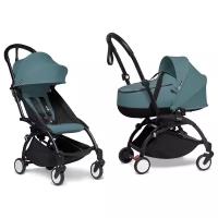 Коляска 2 в 1 Babyzen YOYO2 Bassinet Aqua рама черная