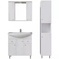 Мебель для ванной комнаты Sanstar Июнь 80, 2/ящ, белый