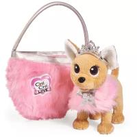Мягкая игрушка Simba Chi chi love Собачка принцесса с сумкой и накидкой 20 см