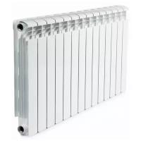 Радиатор секционный Rifar Alum 500, кол-во секций: 14, 26.04 м2, 2604 Вт, 1134 мм.алюминиевый
