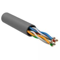 Витая пара U/UTP 5E 4х2х24AWG solid PVC серый (305м) РФ код. LC1-C5E04-111-R ITK