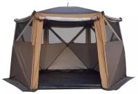Шатер с москитной сеткой - палатка полуавтоматическая - летняя кухня CoolWalk 360х300х215, с отстегивающимся полом