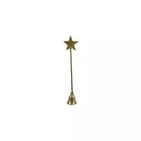 Kaemingk Гаситель для свечи Holque Star 26 см, золотой 391341