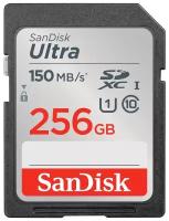 Карта памяти SanDisk Ultra SDXC 256Гб UHS-I SDSDUNC-256G-GN6IN 150mb