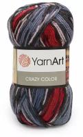 Пряжа для вязания YarnArt 'Crazy color' 100гр. 260м (25%шерсть,75%акрил) (164), 5 мотков