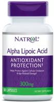 Natrol Alpha Lipoic Acid 300mg 50 caps/ Альфа-липоевая кислота в капсулах 300 мг 50капс