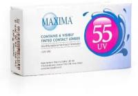 Контактные линзы Maxima 55 UV Aspheric, 6 шт., R 8,6, D -1